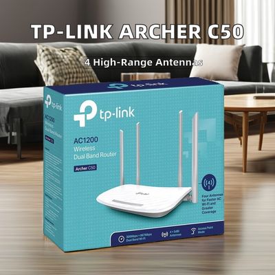 C50 Dual Band AC1200 Routeur réseau sans fil 4x 5dBi 1000mbps Point d'accès 4G