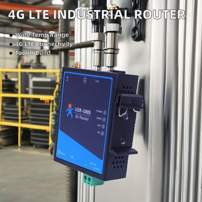 USR-G805-ECAUX Router industrial 4G LTE de 1000 Mbps Cortafuegos y función VPN