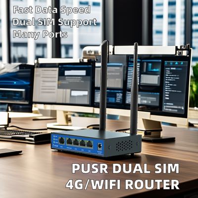 Routeur industriel à double carte SIM 4G USR-G805s-G avec 4G QoS WiFi / WAN filaire