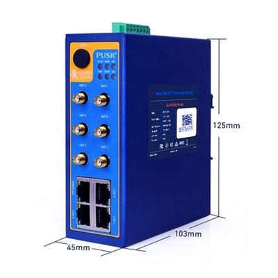 5G Multi Port Industrial Network Router Simply Ultrafast Speed USR-G816