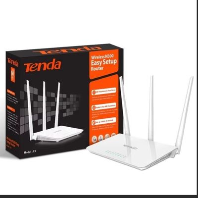 Ten-Da F3 300 Mbps routeur sans fil à domicile 2,4 GHz 3 antennes pare-feu multilingue