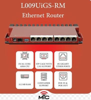 L009UiGS-RM L009 Enterprise PoE RouterBoard avec processeur ARM à double noyau