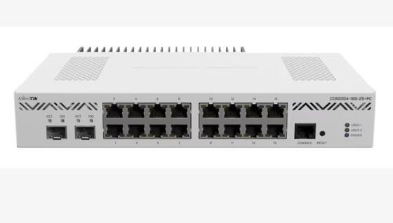 Routeur de base en nuage CCR2216 sans fil extérieur 4G/WiFi 5G Modem 100 Gbps avec prise en charge WDS et fréquence Wi-Fi de 2,4G 5G