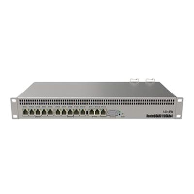 Routeur quadricœur à 13 ports Gigabit RB1100AHx4 original avec fonction de données USB et prise en charge Wi-Fi Taux de transmission de 1200 Mbps