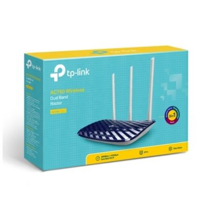 Ar Cher C20 AC750 Router inalámbrico de banda doble 2 Antenas externas 1200 Mbps Tasa de transmisión Wi-Fi