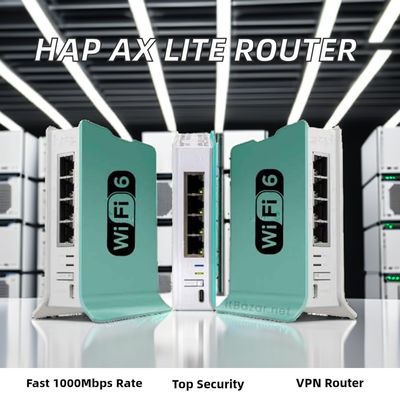 Actualice su red a la última tecnología con HAP AX LITE L41G-2axD Gigabit Wifi6 Modem Router