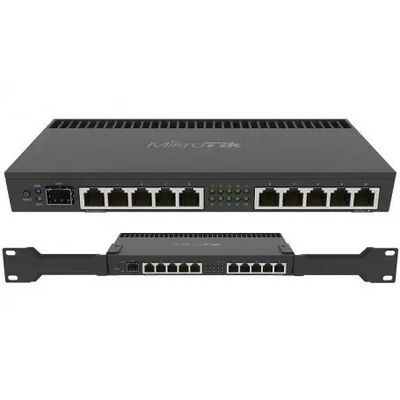Powerful Mikrotik RB4011iGS RM 10xGigabit Port Router with Wi-Fi 2.4G 5G Frequency Support and SDK Function