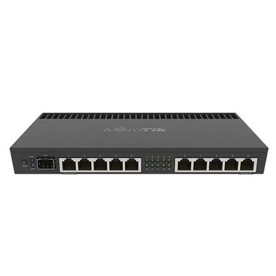 10xGigabit Ethernet Routers 1U Rackmount RB3011UiAS-RM Wi-Fi 802.11ac Standards and 10/100/1000Mbps Wired Transfer Rate