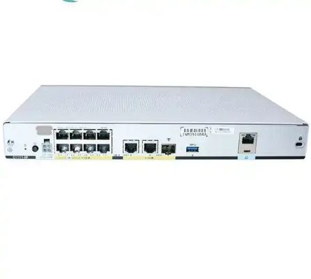 1100 Series 8 Ports Dual GE WAN Ethernet Router C1111-8P Seamless Connectivity with WPA2 Encryption