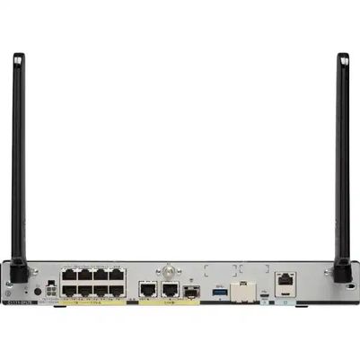 1100 Series 8 Ports Dual GE WAN Ethernet Router C1111-8P Seamless Connectivity with WPA2 Encryption