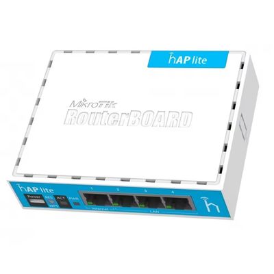 802.11b Wi-Fi Standard M Ikrotik RB941-2nD HAP Lite Router with Easy-to- Design and Max. LAN Data Rate 1000Mbps