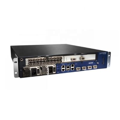 Nouveau châssis original Juni-per MX80 avec 2 fentes MIC 4x10GE XFP alimentation en courant alternatif plateau de ventilation Filtre de routage universel