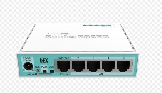 Nouveau routeur HEX RB750Gr3 Gigabit 2.4G Wi-Fi 802.11g 10/100/1000Mbps Ethernet GigabitLAN en stock