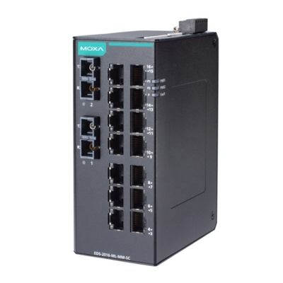 10/100/1000Mbps 16 Port Unmanaged Switch EDS-2016-ML Series Networking Switch