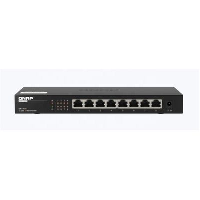 QSW-1108-8T Multi-Gigabit 8-port Unmanaged Ethernet Switches Full-Duplex Half-Duplex Communication for Speed Transmission