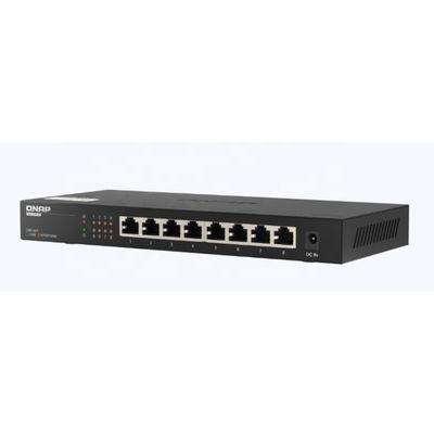 QSW-1108-8T Multi-Gigabit 8-port Unmanaged Ethernet Switches Full-Duplex Half-Duplex Communication for Speed Transmission