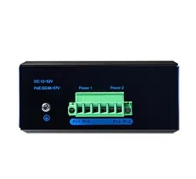 8 Port Industrial Ethernet Switch with Full-Duplex Half-Duplex Communication 10G Speed POE SNMP QoS SFP DIN-Rail Mounting