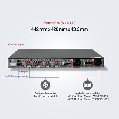Full-Duplex Half-Duplex Communication Mode 24 Port Ethernet Switch S6730-H24X6C Network Gigabit Switch with Private Mold