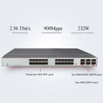 Modo de comunicación Full-Duplex Half-Duplex 24 puertos Switch Ethernet de red S6720-30L-HI-24S Gigabit Switch de condición
