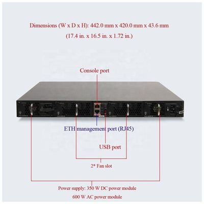 48 Port Gigabit Switch CE6855-48S6Q-HI Wireless Network Switch and Private Mold for Large-Scale Networking