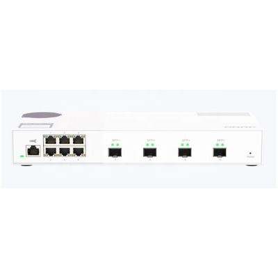 QSW-M2106-4S 4*10GbE SFP Fiber Ports 6*2.5GbE Ethernet Ports L2 Web-based NMS Switch speed Connectivity for Workstations