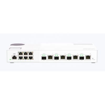 QSW-M2106-4C 4*10GbE SFP /RJ45 Composite Ports and 6*2.5GbE Ethernet Ports L2 Web-based NMS Switch with POE Function