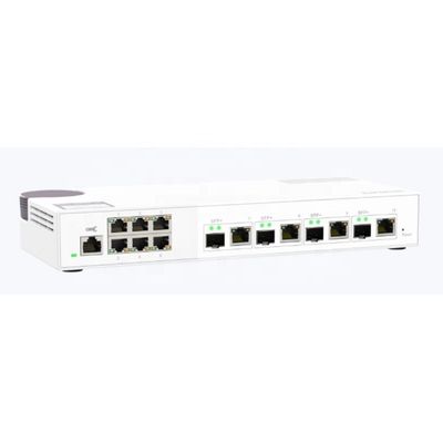 QSW-M2106-4C 4*10GbE SFP /RJ45 Composite Ports and 6*2.5GbE Ethernet Ports L2 Web-based NMS Switch with POE Function
