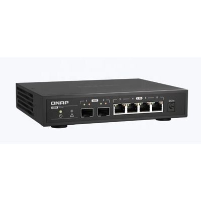 Stock QSW-2104-2S Unmanaged Ethernet Switches with 4 x 2.5GbE RJ45 Ports 2 x 10GbE SFP Optical Fiber Ports Original 100%