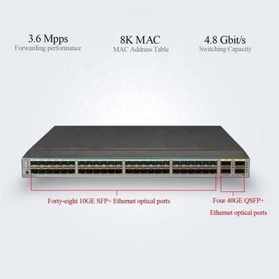 10/100/1000Mbps 48 Port 10G Gigabit Ethernet Switch CE 68 10-48 S4 Q-LI Industrial Poe Switch with Private Mold