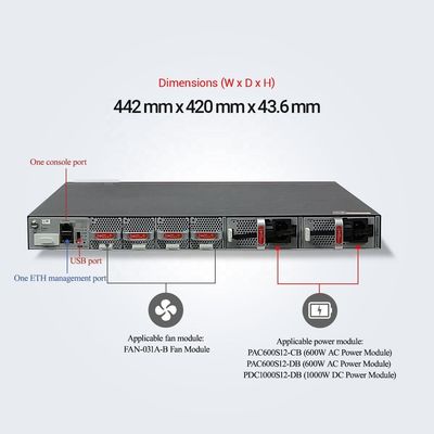 Private Mold 24 Port Managed Switch S6730-S24X6Q Ethernet Network Switch with Full-Duplex Communication Mode and Performance