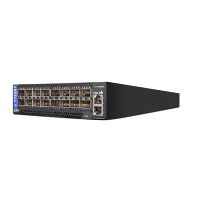MSN2100-CB2F 1U 100Gb/s 16 QSFP28 100Gbe Commutateur InfiniBand Taux de transmission personnalisable 10/100/1000Mbps