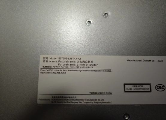 Full-Duplex Half-Duplex Communication Mode S5735-L48T4X-A1 Managed Network Switch with 10g Switch Capacity