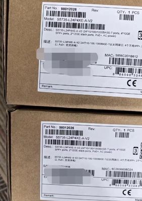 Stock 48 Ports Ethernet Switch with POE Function Original S5735-L24P4XE-A-V2 Switch 4*10GE SFP 2*12GE Stack Ports
