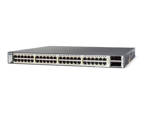 WS-C3750E-48PD-S 3750-E Series Switch Customizable transmission rate 10/100/1000Mbps 48 10/100/1000 PoE 2*10GE X2 750W IPB S/w