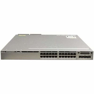 24 10/100/1000 UPOE Ports WS-C3850-24UW-S Supports Stackable 1 Network Module Slot 1100 W Power Supply Private Mold