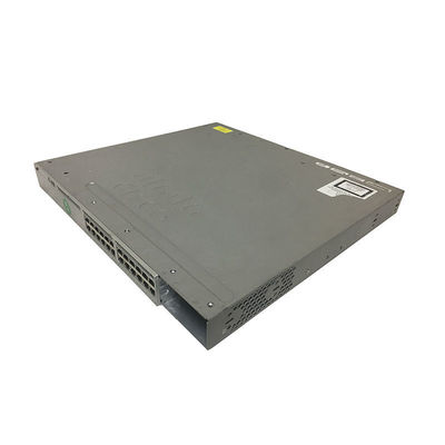 Conmutador de alta capacidad de 24 puertos de capa 3 con 5 licencias de puntos de acceso y puertos POE Ethernet 10/100/1000 WS-C3850-24PW-S