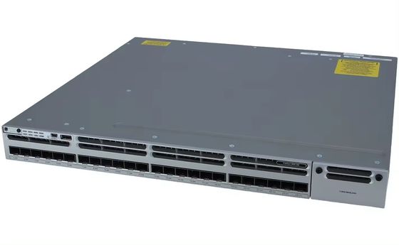 24 Gigabit SFP Ports Cisco WS-C3850-24S-E Managed L3 Switch Suitable for Workstation and Customizable