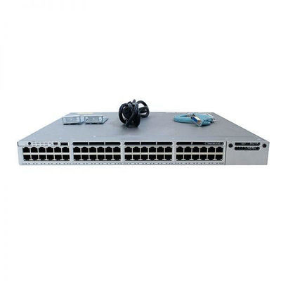 Stocké WS C3850 Série 48P-S 48 Ethernet Gestion des ports Poe Commutateur Gigabit empilable avec fonction SNMP