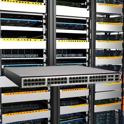 Speed 48*10GE SFP 6*100GE QSFP28 CE6857F-48S6CQ-F Network Switch for Customizable 10/100/1000Mbps Networks
