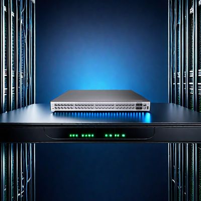 S5732-H48S6Q 44 GE SFP 4 10 GE SFP 6 40 GE QSFP Tout le commutateur optique avec une seule puissance Conception compacte et transfert de données rapide