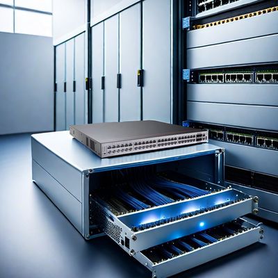48 ports 25GE SFP28 Switch de centre de données avec 6 X 40/100GE QSFP28 CE6863H-48S6CQ pour le transfert de données et le traitement de données à grande vitesse
