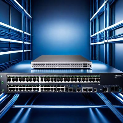 48 ports 25GE SFP28 Switch de centre de données avec 6 X 40/100GE QSFP28 CE6863H-48S6CQ pour le transfert de données et le traitement de données à grande vitesse