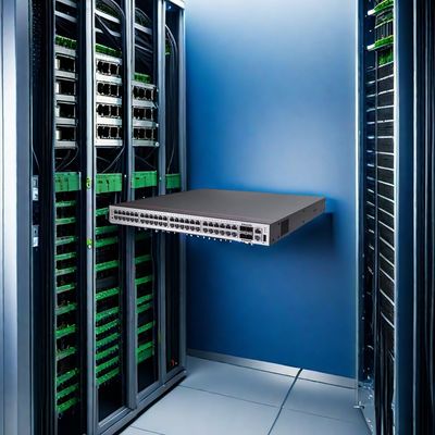 48 ports 25GE SFP28 Switch de centre de données avec 6 X 40/100GE QSFP28 CE6863H-48S6CQ pour le transfert de données et le traitement de données à grande vitesse