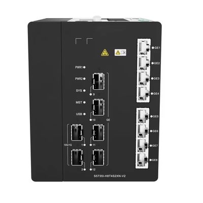 Network Connectivity Enterprise-Class Extended Temperature Outdoor Surge Protection Industrial Switch S5735I-H8T4S2XN-V2