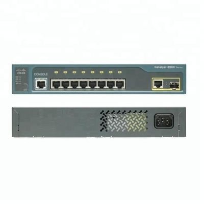 WS-C2960G-8TC-L Switch de red de 8 puertos Gigabit con velocidad de transmisión de 10/100/1000Mbps y capacidad de conmutación potente