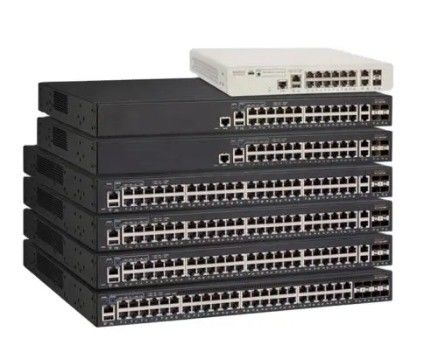 Ruckus Switch 24-Port PoE Ethernet Switch with 2x10 GBE Uplinks Stackable SNMP QoS RJ45 Console Port Networking Solution
