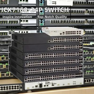 Get the Best Deal on Ruckus ICX 7150 24-Port PoE Switch with 2x10 GBE Uplinks and Private Mold Yes LACP Function Guaranteed