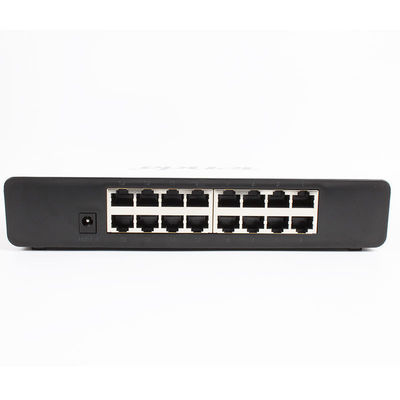 Customized 16 Port Desktop Ethernet Switch with QoS Function 10/100Mbps Full-Duplex Auto-Negotiation Network Switch