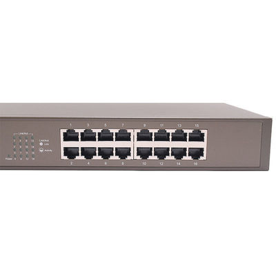 16 ports Commutateur Ethernet Gigabit Réseau rapide 10/100/1000 Mbps Autonégation RJ45 TEG1016D pour la vitesse et la connectivité