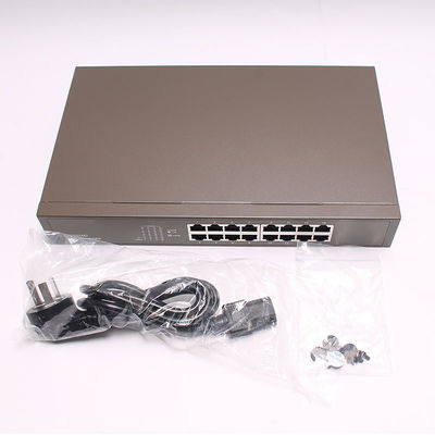 16 ports Commutateur Ethernet Gigabit Réseau rapide 10/100/1000 Mbps Autonégation RJ45 TEG1016D pour la vitesse et la connectivité